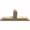 Ekena Millwork Portland Rough Sawn Timber Gable Bracket, Douglas Fir, 48"W x 22"H x 4"D x 6"F, 11/12 Pitch GBW048X22X0406POR00RDF - alternate 4